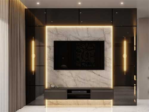 Minimal TV unit theme  