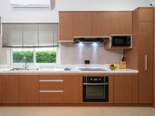 Wooden theme kitchen 