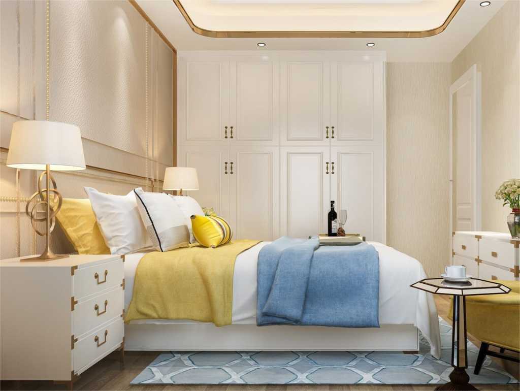 White themed Bedroom Bedroom